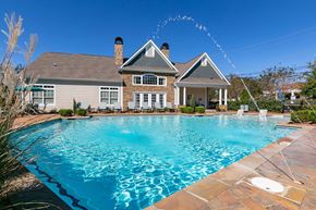 Dothan apartment for rent - Resort-style pool with sundeck at Magnolia Preserve in Dothan, AL