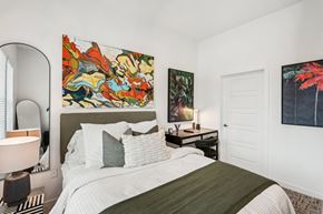 Sarasota apartment for rent - A bedroom with an en-suite bathroom at Tapestry University Park apartments in Sarasota, FL