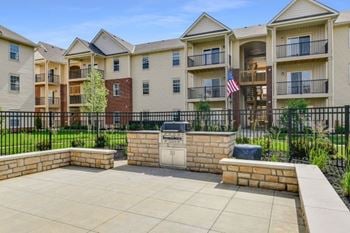 Outdoor grilling area