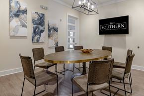 Santa Rosa apartment for rent - A dining room with a round table and chairs.