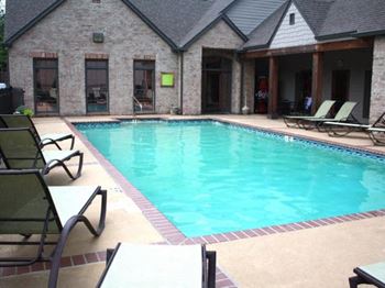 Sparkling swimming pool