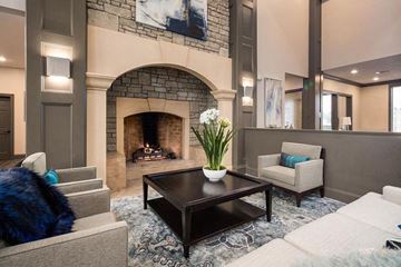 Antioch apartment for rent - a living room with a fireplace and couches