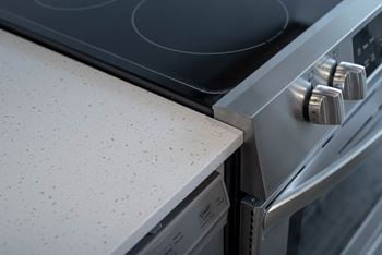 Quartz countertops - 1st, 2nd, and 3rd floor lofts
