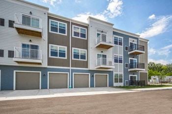 Indoor parking garages available
