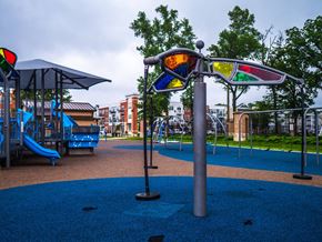 Portage apartment for rent - playground at The Pomenade at Founders Square Apartments in Portage, IN