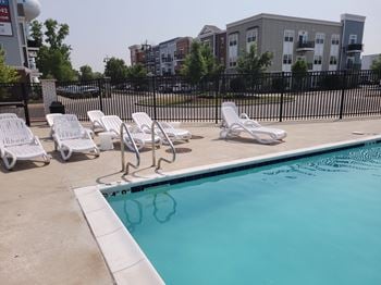 Swimming pool with sun deck