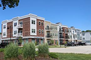 Portage apartment for rent - building exterior at The Promenade at Founders Square in Portage, IN