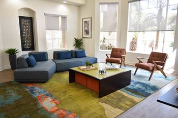 Clubhouse with lounge seating