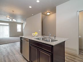 North Salt Lake townhouse for rent - Odell crossing kitchen island