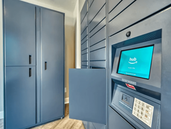 Safe and secure package lockers with amazon hub 