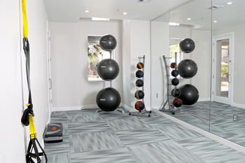 Upgraded fitness center
