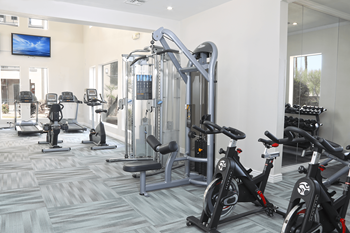Upgraded fitness center