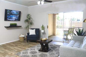 Living room with tv