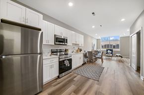 Philadelphia apartment for rent - Kitchen and living room