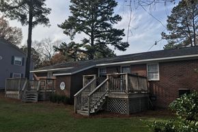 Greenville apartment for rent - Stancill Duplex porch