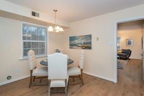 North Chesterfield apartment for rent - A dining room with a table and chairs.