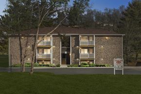 Bluefield apartment for rent - A building with a sign that says "Terrace Hall".