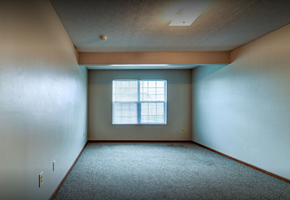 Carey apartment for rent - an empty room with a window in it
