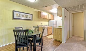 Separate dining areas