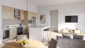 North Kansas City apartment for rent - Penthouse Kitchen
