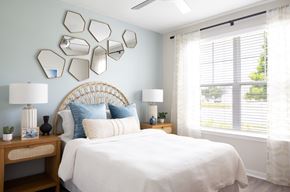 Wesley Chapel apartment for rent - a bedroom with a bed and a window