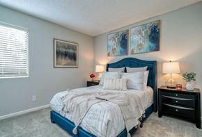 Marietta apartment for rent - the preserve at ballantyne commons bedroom with bed and nightstands