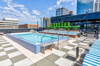 Rooftop pool and sundeck