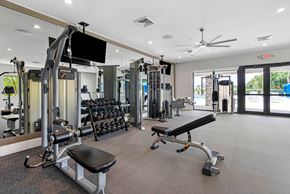 Delray Beach apartment for rent - the gym at the flats at big tex apartments