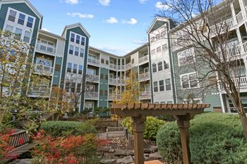Beautiful mature landscaping and courtyards