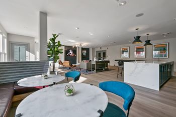 Resident clubhouse with work from home spaces