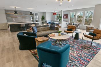 Resident clubhouse with work from home spaces