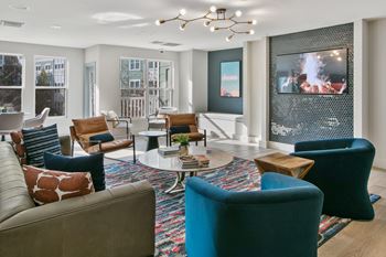 Resident clubhouse with work from home spaces