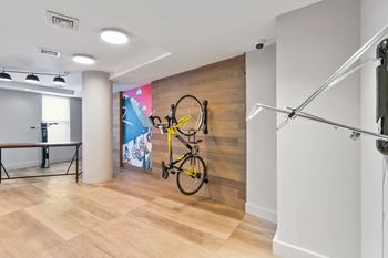 Resident bike storage and repair shop