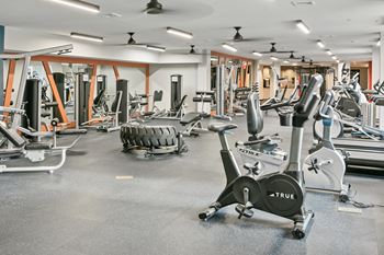 Renovated fitness center