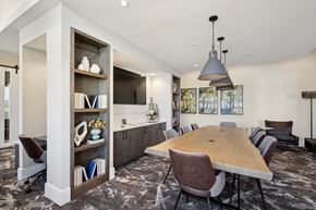 Fairburn apartment for rent - a dining room and kitchen with a table and chairs