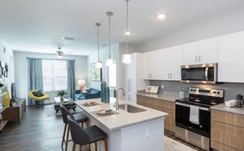Large kitchen islands