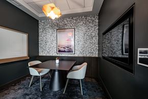 Arlington apartment for rent - a meeting room with a table and chairs