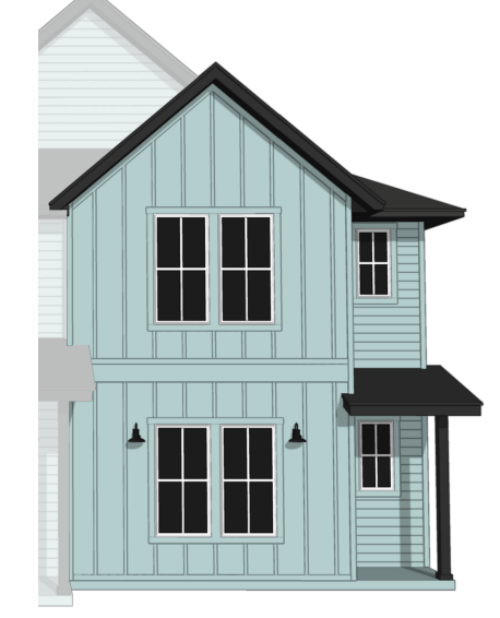 Floor plan for 2 beds, 2.5 baths, 1227 sqft