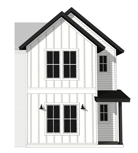 Floor plan for 2 beds, 2.5 baths, 1242 sqft