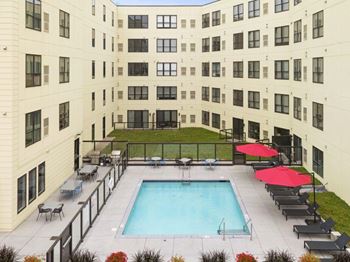 Rooftop pool