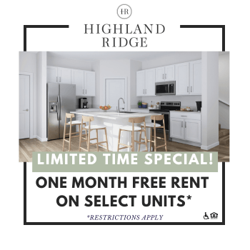 Gainesville apartment for rent - Highland Ridge Townhomes
