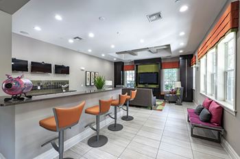 Coffee bar at cumberland park apartments in orlando, florida