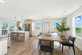 Oak Grove apartment for rent - A modern kitchen with a dining table and chairs.