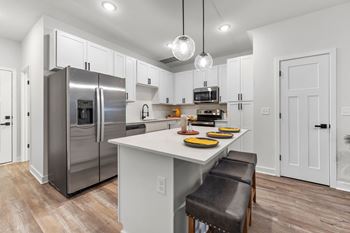 Richly appointed kitchen & bathroom cabinetry