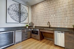 Littleton apartment for rent - a kitchen with a sink and a dishwasher