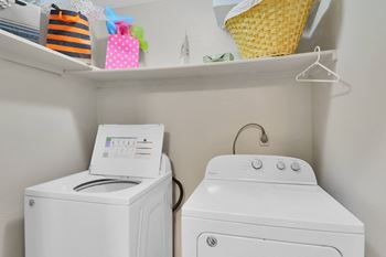 In-unit washer/dryer