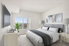 Methuen apartment for rent - a bedroom with a bed and a window