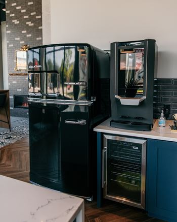 Complimentary coffee bar