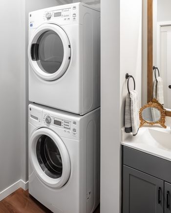 Washer and dryer
