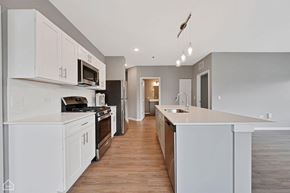 New Lenox apartment for rent - Lincoln Station Rowhomes Kitchen Area